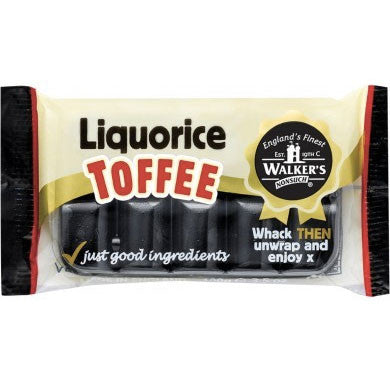 Walkers Liquorice Toffee Slab - Burford Sweet Shop